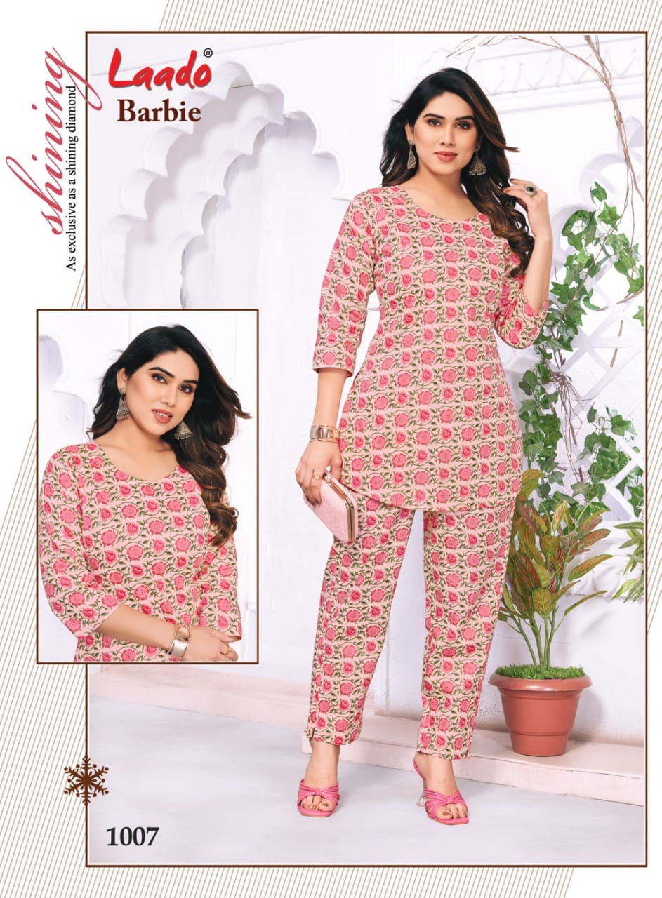 Laado Barbie Vol 1 Western Wear Co Ord Set Catalog
